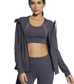 SELMARK Zip-up sportjack met capuchon Tech ST5 gray Hot