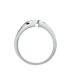 Bluespirit Zirkoon ring, Zilver 925 B-CLASSIC white New
