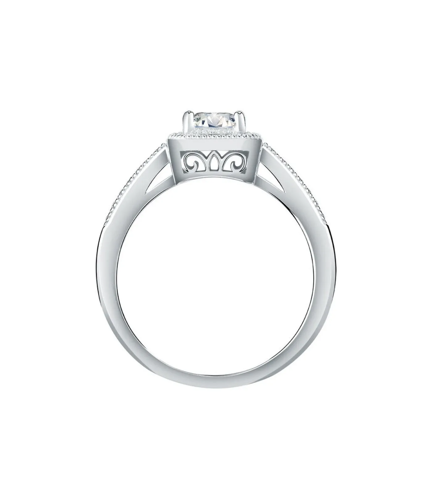 Bluespirit Zirkoon ring, Zilver 925 B-CLASSIC white Sale