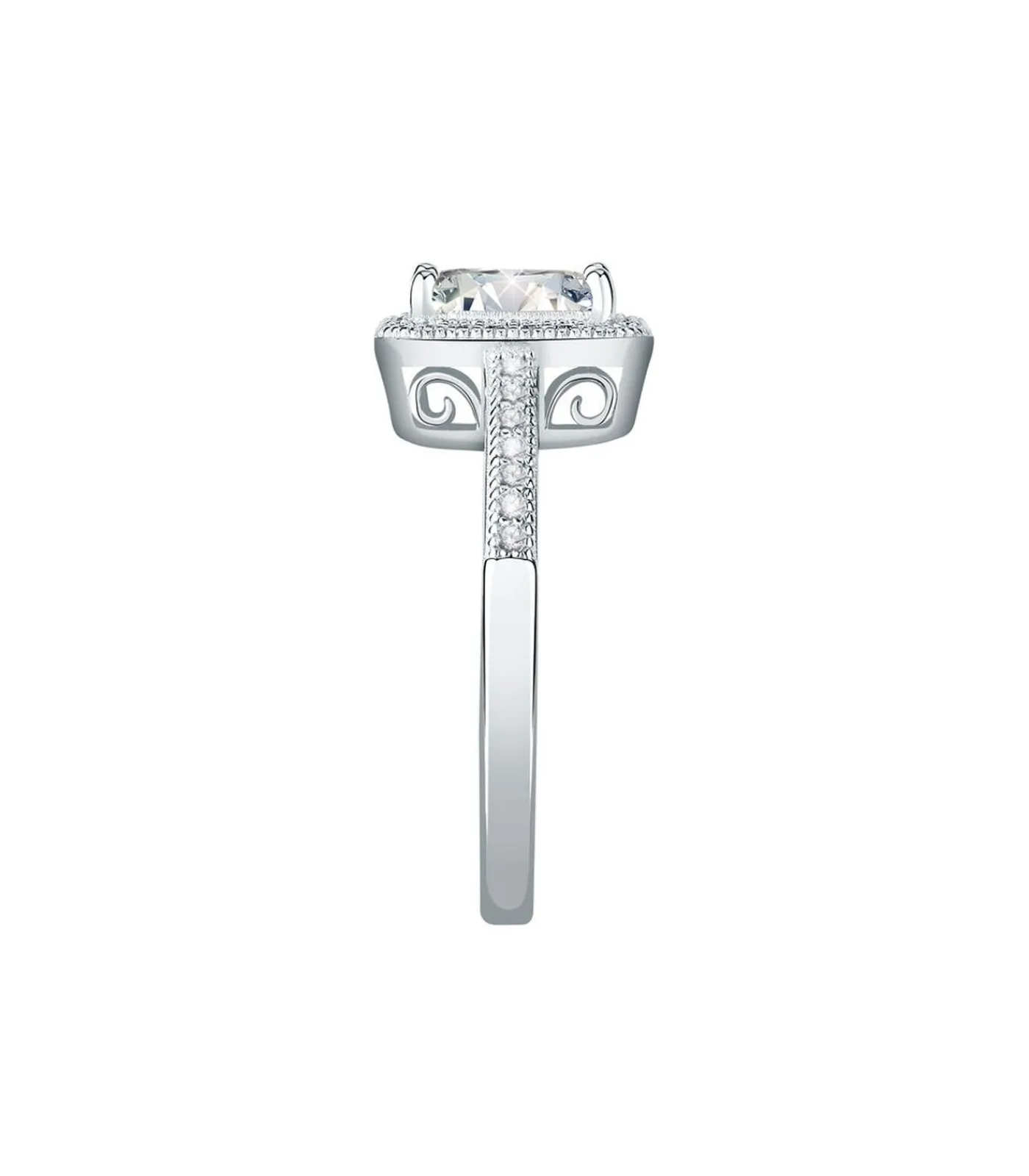 Bluespirit Zirkoon ring, Zilver 925 B-CLASSIC white Sale
