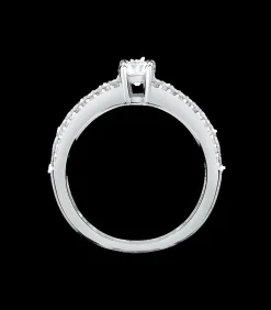 Bluespirit Zirkoon ring, Zilver 925 B-CLASSIC white