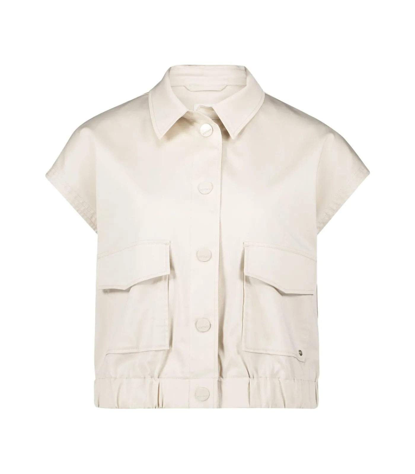 Betty & Co Zomers mouwloos vest beige Clearance