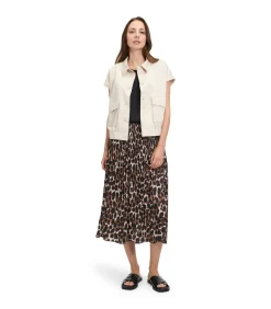 Betty & Co Zomers mouwloos vest beige Clearance