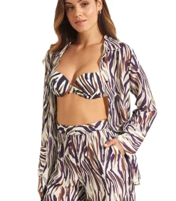 SELMARK Zomerse outfit met lange mouwen SERENGETI white Discount