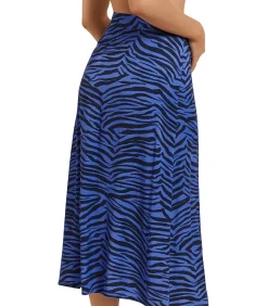 LISCA Zomerse wikkelrok Lima blue Discount
