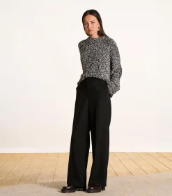 La Fée Maraboutée zwart broek met hoge taille black Hot
