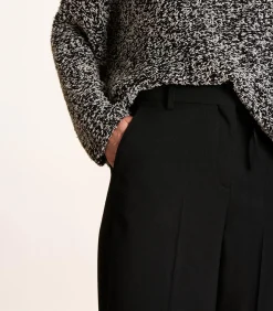 La Fée Maraboutée zwart broek met hoge taille black Hot