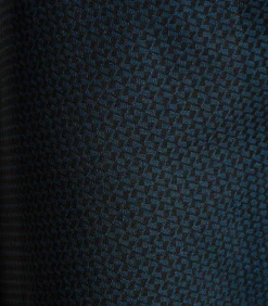 La Fée Maraboutée zwart met blauwe jacquard 7/8e sigarettenbroek black Clearance