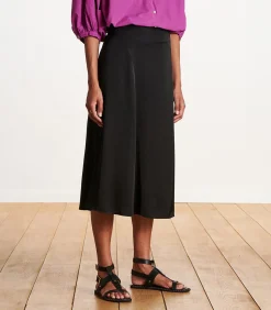La Fée Maraboutée zwart satijnen formele rok black New