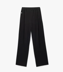 Koton Zwarte Joggingbroek Hoge Taille Wijde Pijpen black Hot