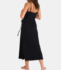 Banana Moon Zwarte maxi-jurk YAQUINA AMARIA black Hot