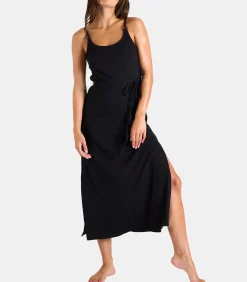 Banana Moon Zwarte maxi-jurk YAQUINA AMARIA black Hot