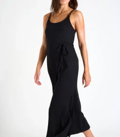 Banana Moon Zwarte maxi-jurk YAQUINA AMARIA black Hot