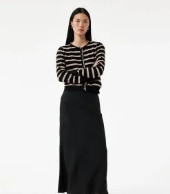 Koton Zwarte Midi-Rok A-lijn black Hot