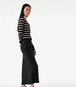 Koton Zwarte Midi-Rok A-lijn black Hot