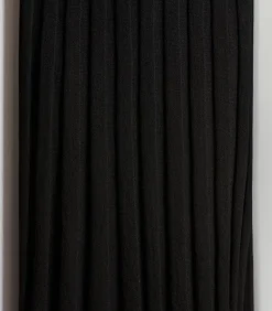 La Fée Maraboutée Zwarte midirok van geplooide stof black