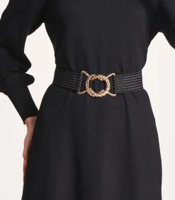 La Fée Maraboutée Zwarte riem black Discount
