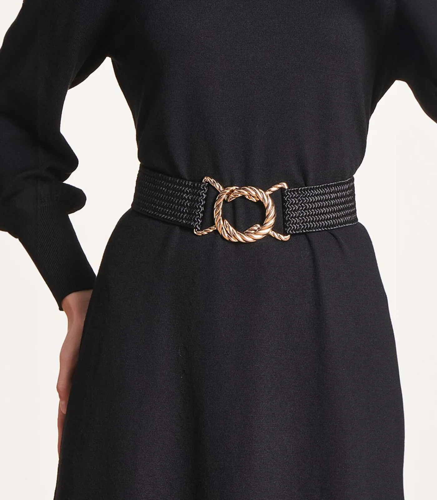 La Fée Maraboutée Zwarte riem black Discount