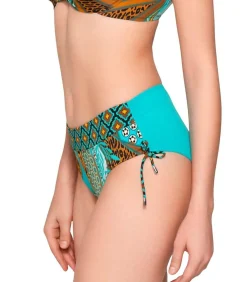 LUNA Zwembroekje met gerimpelde zijkanten JADE multicolor New