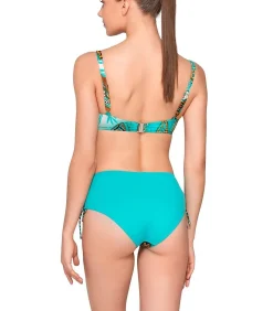LUNA Zwembroekje met gerimpelde zijkanten JADE multicolor New