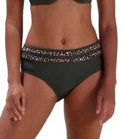 LASCANA Zwemshortje met hoge taille Adelin khaki Hot